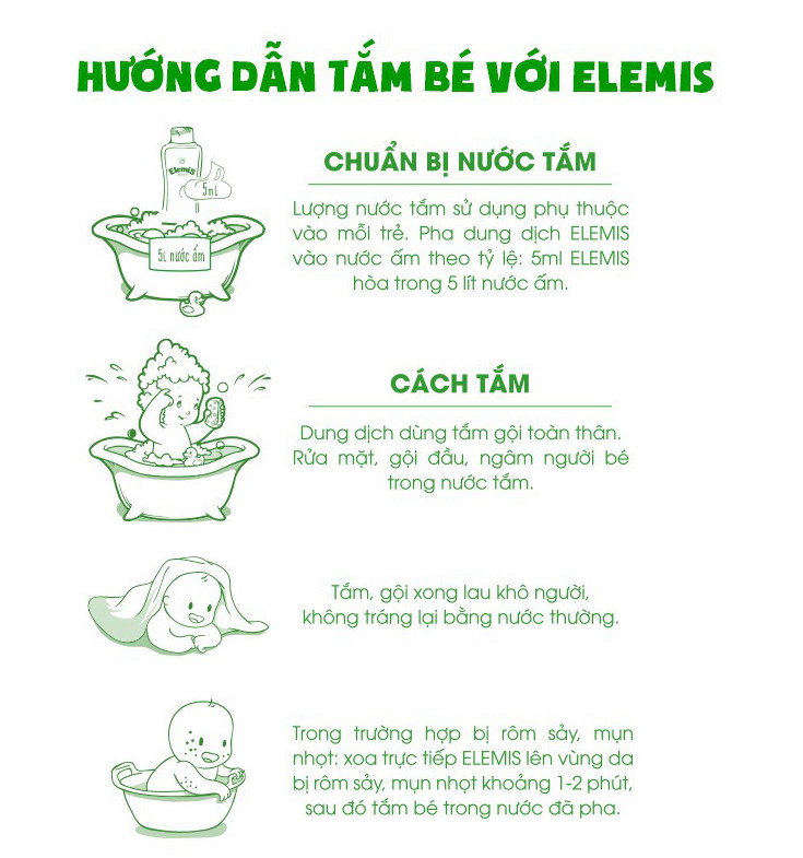 Nước tắm gội thảo dược Elemis 200ml 500ml