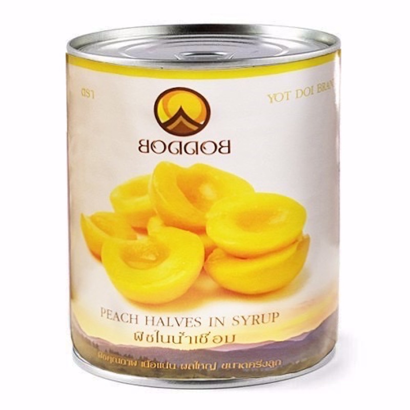 Đào ngâm Thái Boddob - Lon 820gr