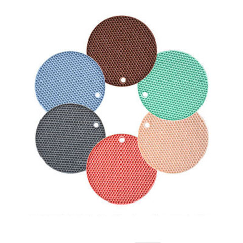 Lót Nồi Silicon Chống Nóng Chịu Nhiệt Phong Cách Bắc Âu , Tấm Lót Bàn Chống Nóng , Tấm Cách Nhiệt Chống Nóng