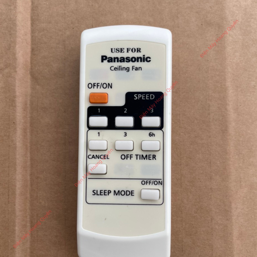 Điều Khiển Remote Quạt Trần Panasonic 4 Cánh-Bảo Hành Đổi Mới