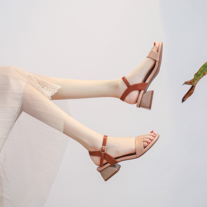 Giày Sandal gót 3p kiểu Hàn Quốc siêu hót - CG-0357 - Mua 1 tặng 1 quà giá rẻ