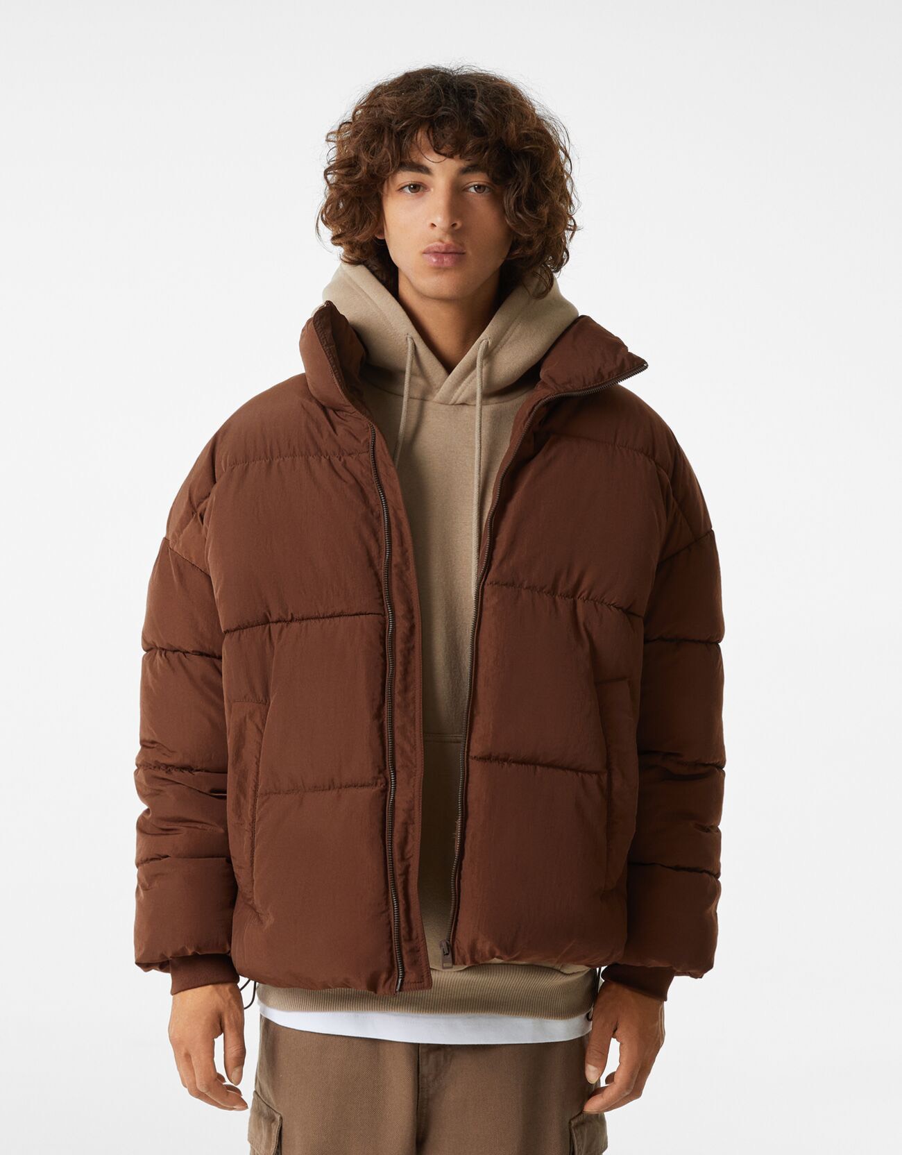 [Chính Hãng] Áo Phao Béo Bershka Puffer Jacket 2022, Basic, Oversize Cao Cấp, xuất US, Unisex
