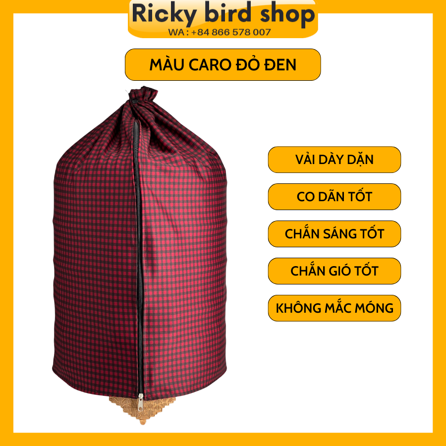 Áo lồng chim họa mi, chòe vải dày, đẹp - không mắc móng