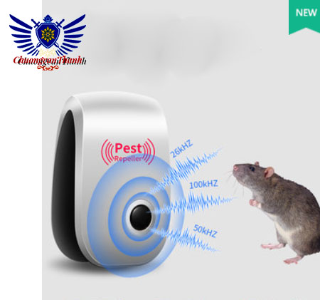 MÁY đuổi chuột siêu âm bắt chuột công suất cao chống đuổi chuột tự động đuổi chuột mạnh mẽ.Gia dụng Chuongvanthanh.