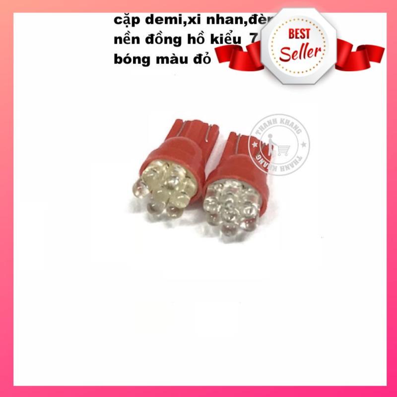 Cặp demi, xi nhan, đèn nền đồng hồ, kiểu 7 bóng màu đỏ thanh khang 003000104