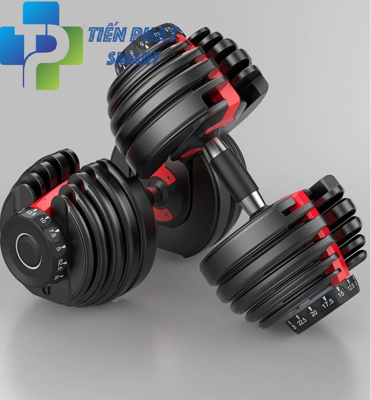 01 Tạ Tay Điều Chỉnh Khóa Số Tự Động 24kg Cao Cấp Dumbble 552 Chính Hãng Tienphatsmart