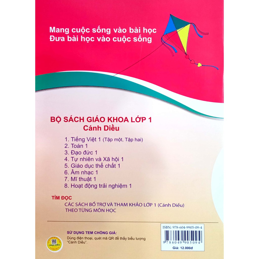 Sách - Vở bài tập Tiếng Việt 1 - Tập 1 (Cánh Diều)