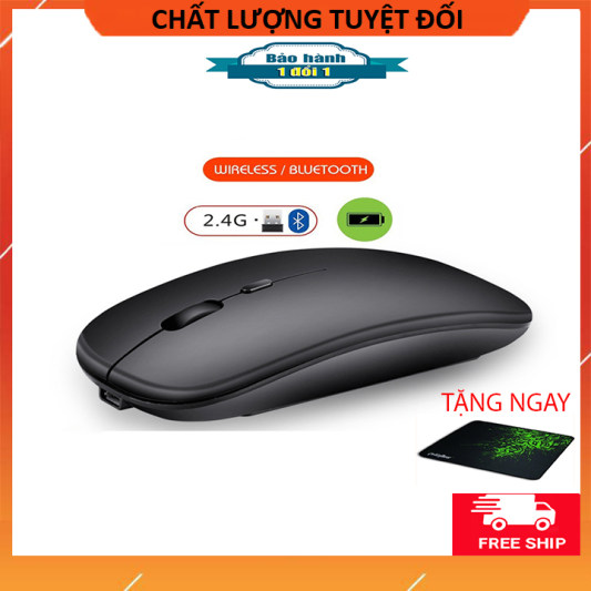 Đại lý Chuột Không Dây Bluetooth Và 2.4G Pin Sạc Kiểu dáng Apple Slim Kết nối Bluetooth chính hãng 1221054988_VNAMZ-4523911241
