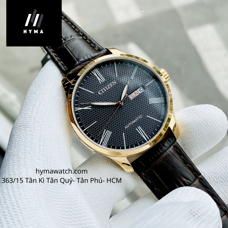 Đồng hồ nam dây da máy cơ Citizen NH8353-00H Bảo hành 1 năm Hyma watch