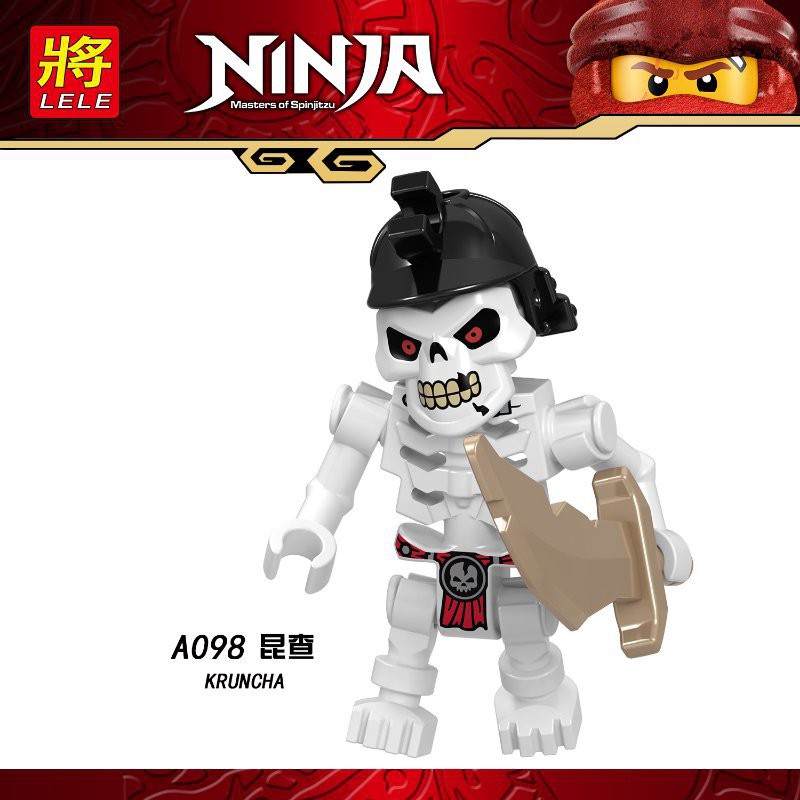 Mini  go Các Nhân Vật Sự Phụ Wu Lloyd Nya Lele A098 A105