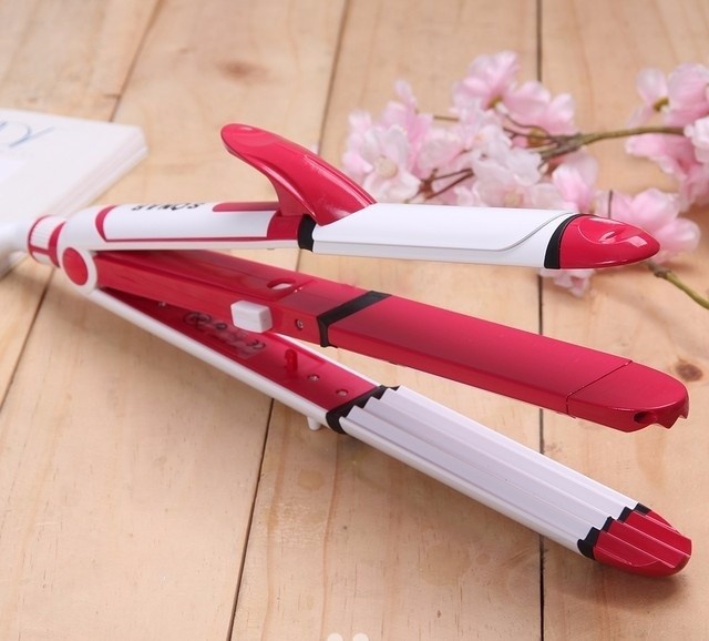 Máy làm tóc 3 in 1 Kemei - máy làm tóc, máy uốn tóc mini, máy làm tóc xoăn, máy làm tóc mini, máy là tóc - [HAKOCHI]