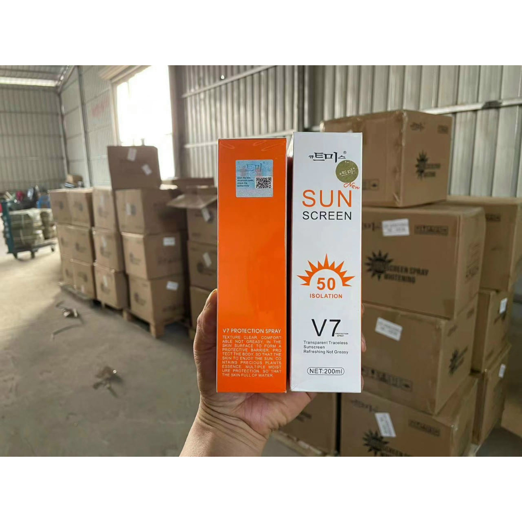 Xịt chống nắng V7 Sun screen 200ml