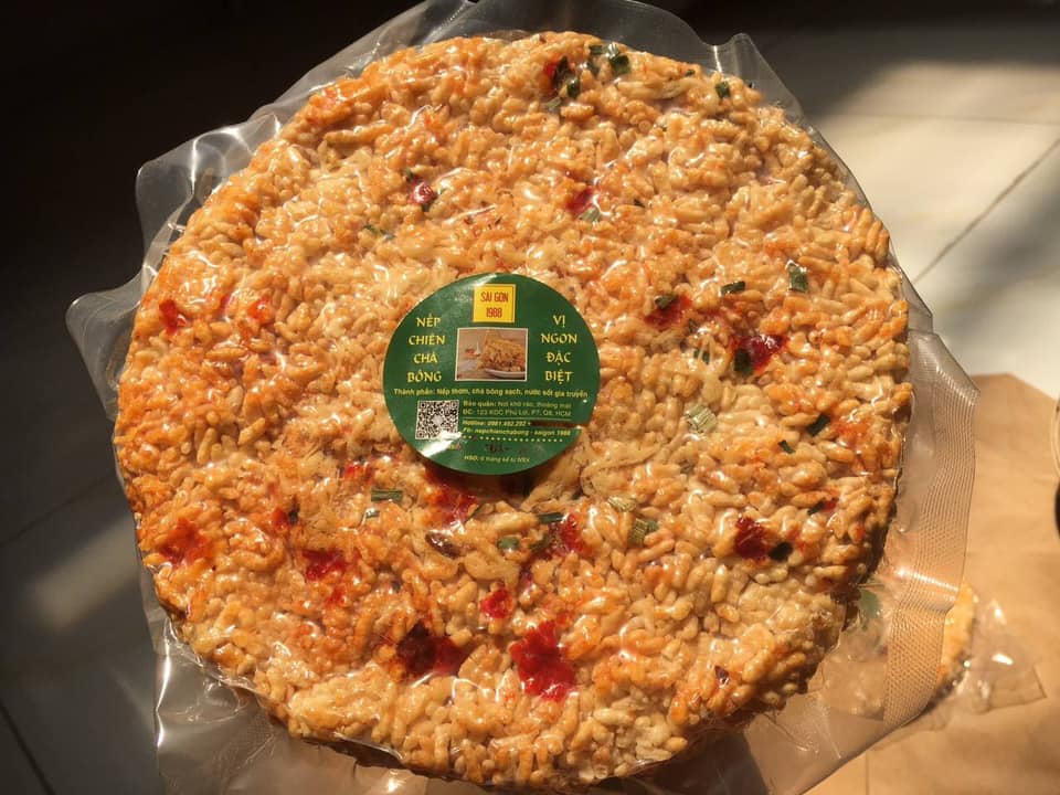 Combo 5 bánh cơm cháy nếp chà bông siêu giòn ngon (120gr/bánh)