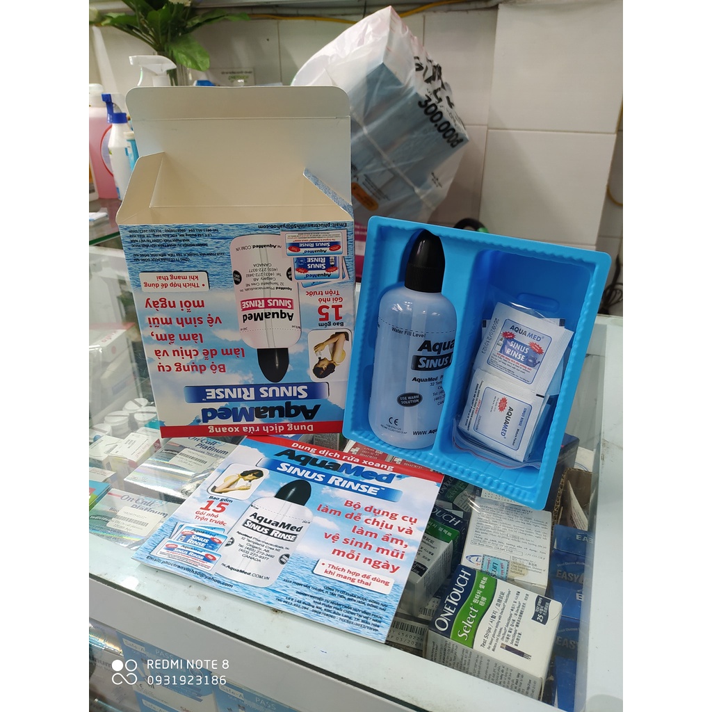 Bình rửa mũi AquaMed Sinus Rinse