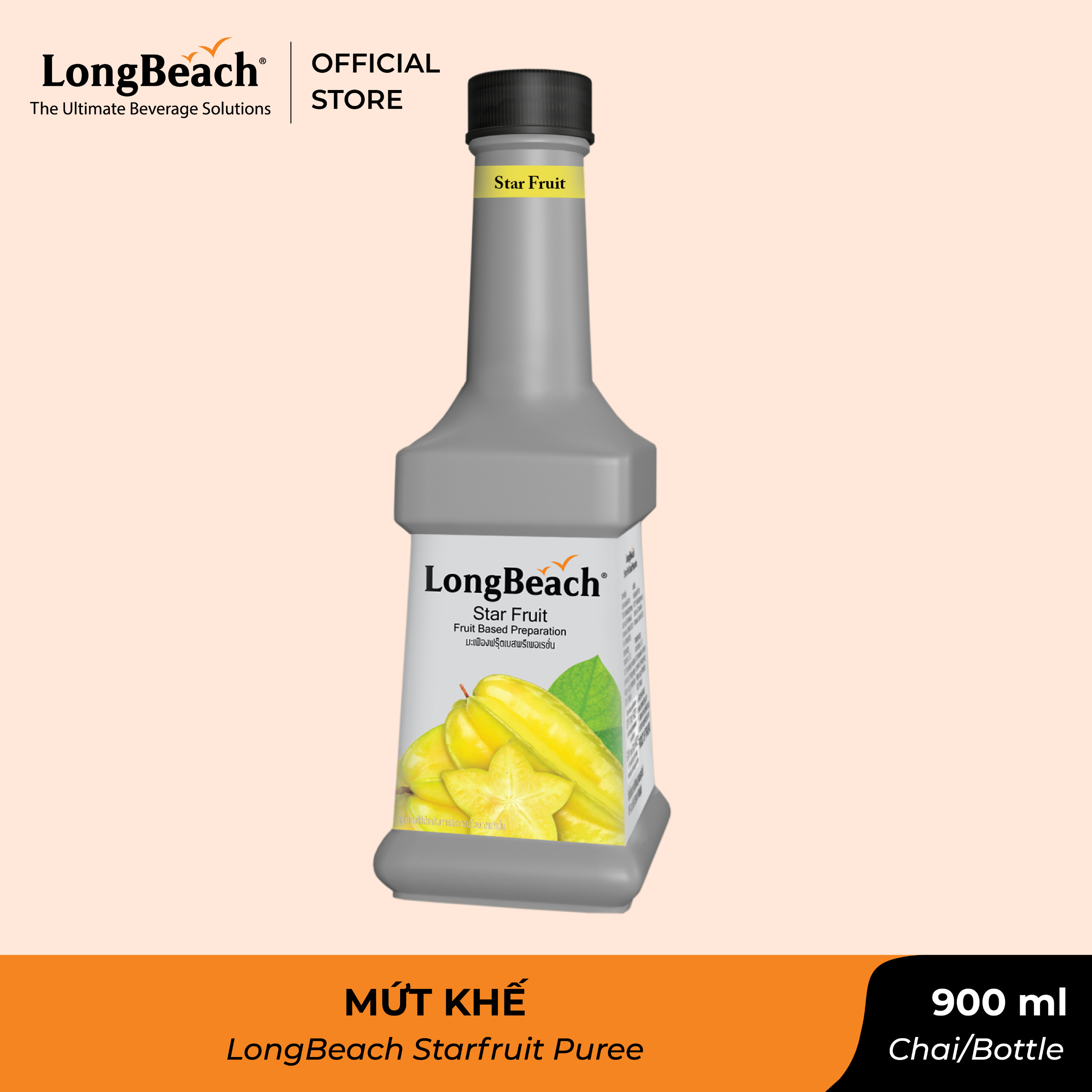 Mứt Khế - LongBeach StarFruit Fruit Based Preparation 900ml