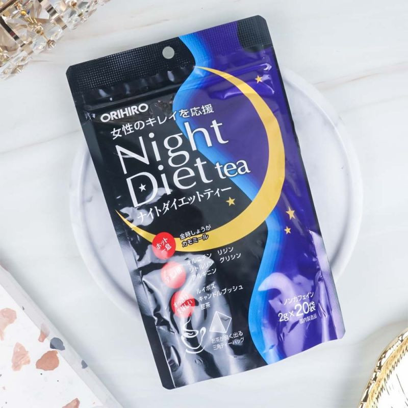 Trà Orihiro Night Diet Tea hỗ trợ giảm cân (20 gói/24 gói)