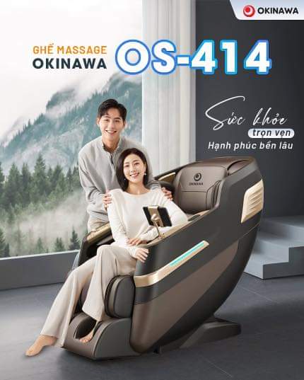 Ghế massage cao cấp nhật bản okinawa os 414