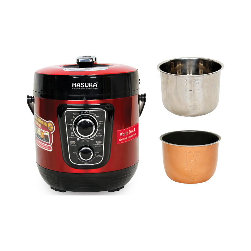 NỒI ÁP SUẤT ĐIỆN ĐA NĂNG HASUKA HSK-988