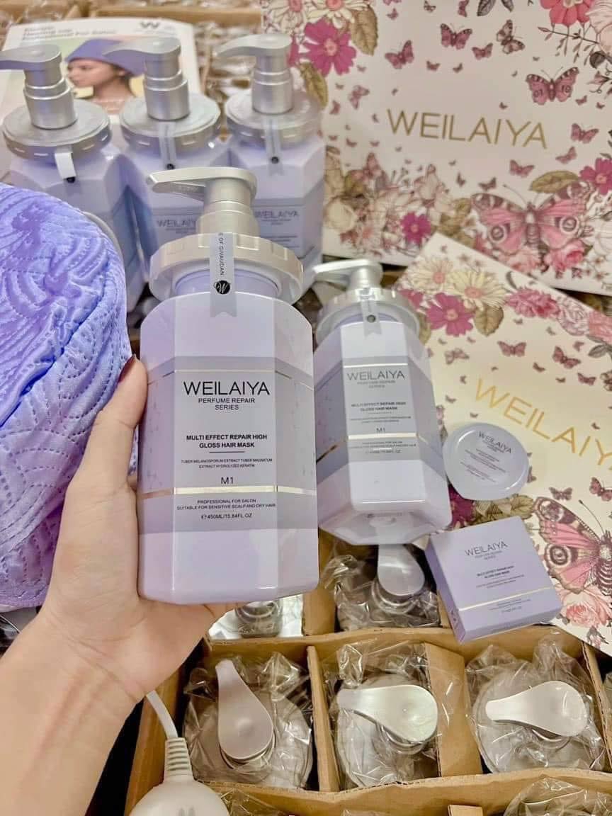 Dầu Hấp Tóc WEILAIYA Chuyên Phục Hồi Tóc Hư Tổn 450ml