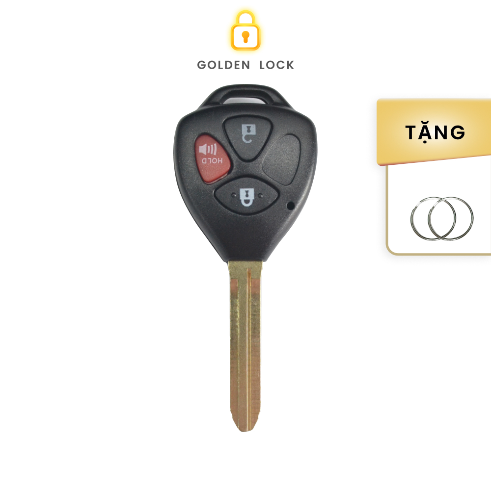 Vỏ chìa khoá xe toyota 3 nút
