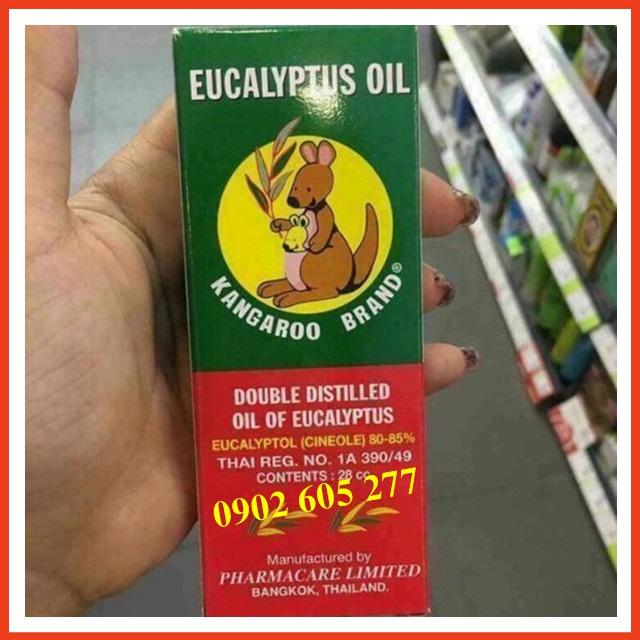 Dầu khuynh diệp Kangaroo Thái Lan 28cc