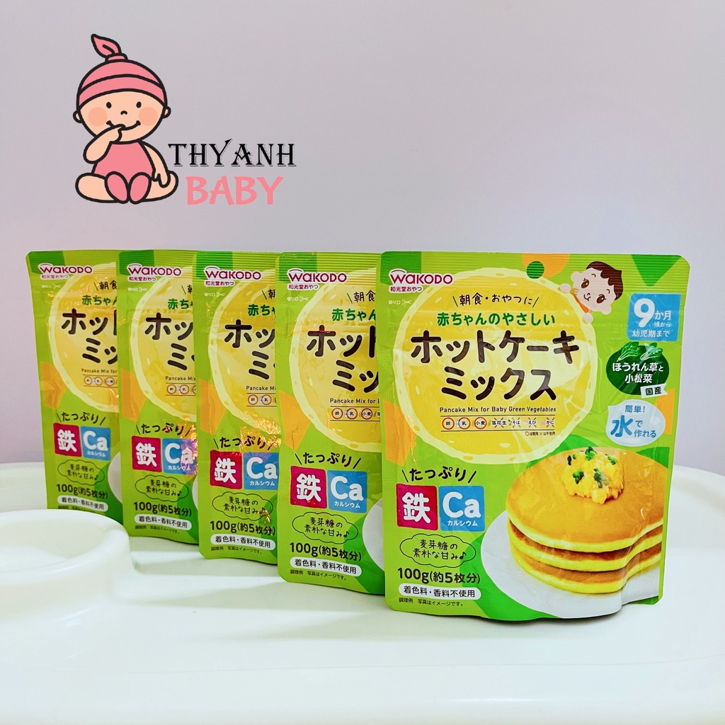 Bột Làm Bánh Pancake Wakodo Nhật Bản 100gr