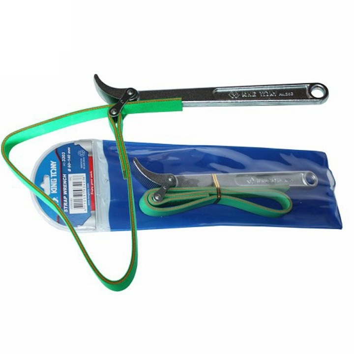 Mỏ lết dây da 9 K3203 Kingtony - Cảo dây da