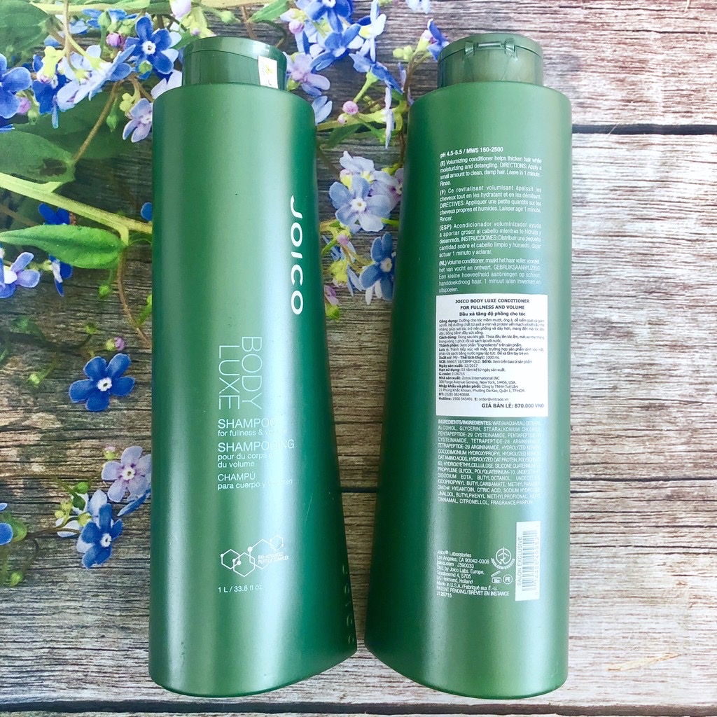 Cặp gội xả tăng độ phồng cho tóc Joico JOIFULL VOLUMIZING 1000mlx2