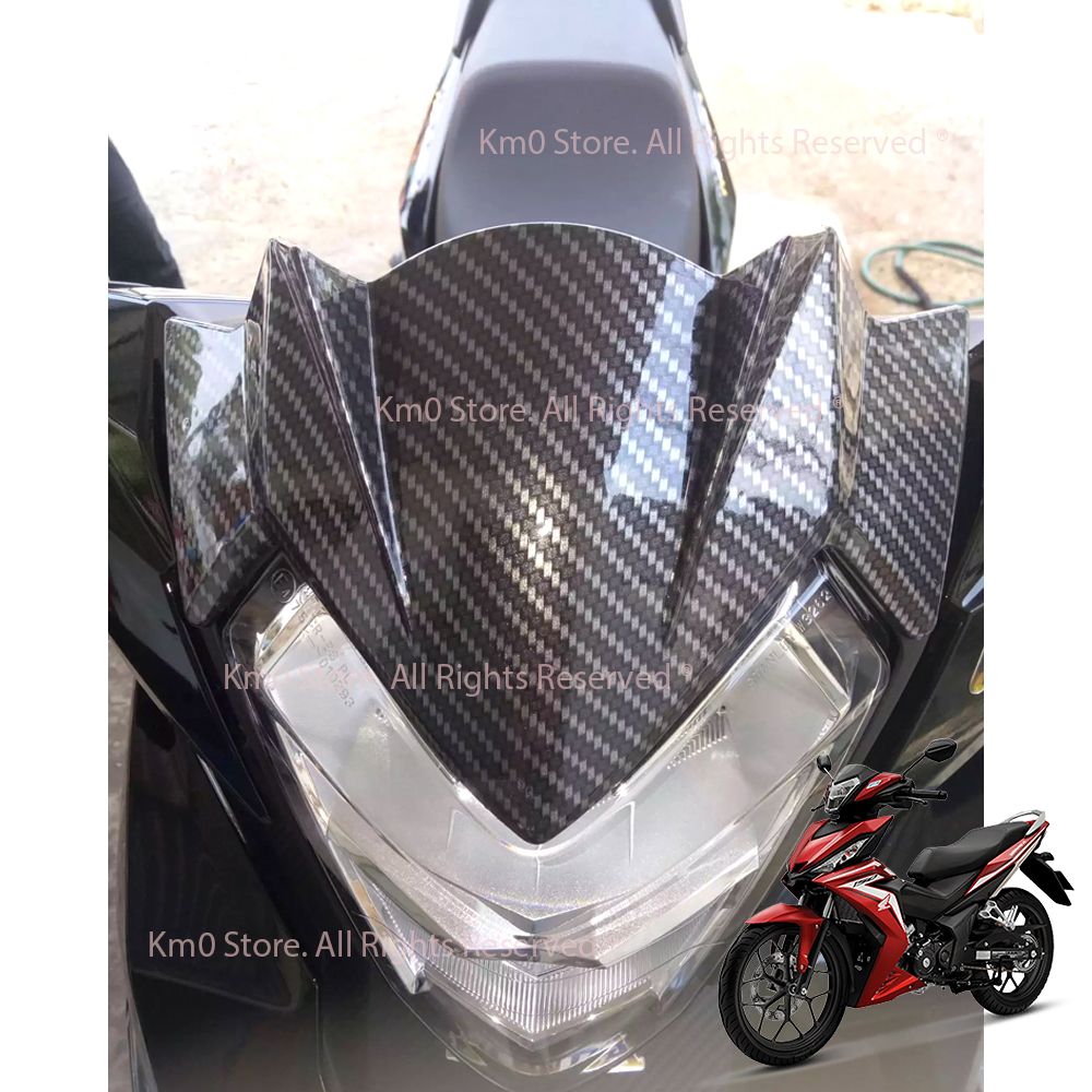 Ốp mão chắn gió winner 150cc v1 xi carbon