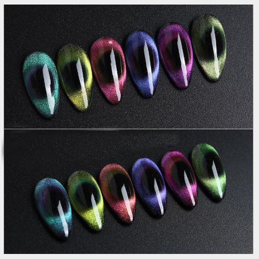 SIÊU HOT Sơn móng gel AS set 6 chai mắt mèo 9D