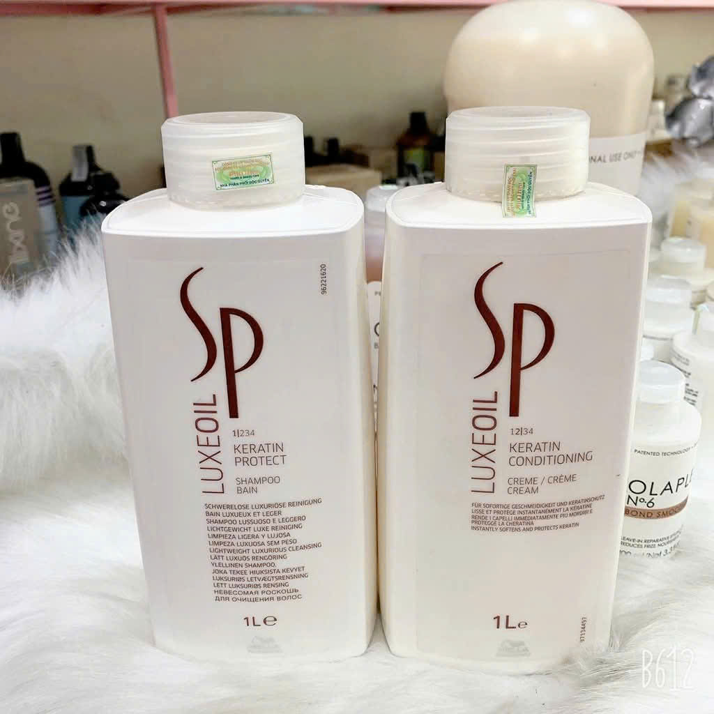 Hấp dầu bảo vệ và phục hồi cấu trúc tóc hư tổn SP WELLA KERATIN LUXE OIL ( hàng chính hãng ) 400ml