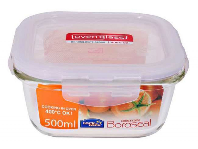 Locynlock 400ml/500ml/750ml/840ml/950ml heat resistant glass jar-glass pot with lid for spill stopper, microwavable food container