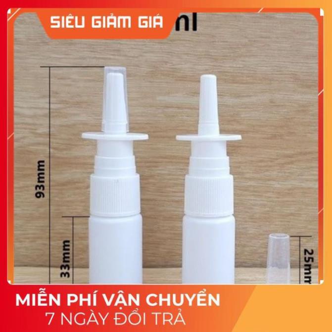 [Combo 3sp] Chai xịt mũi thẳng 10ml chiết dung dịch