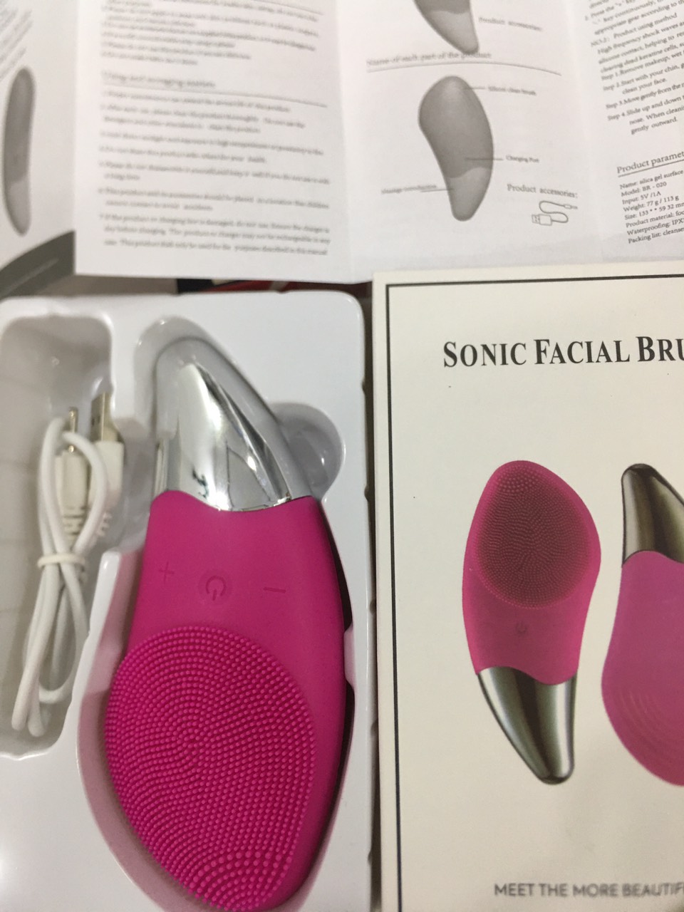 [HCM][BH 1 đổi 1] Máy Rửa Mặt AIKEDILI SONIC FACIAL CLEANSING STANDARD