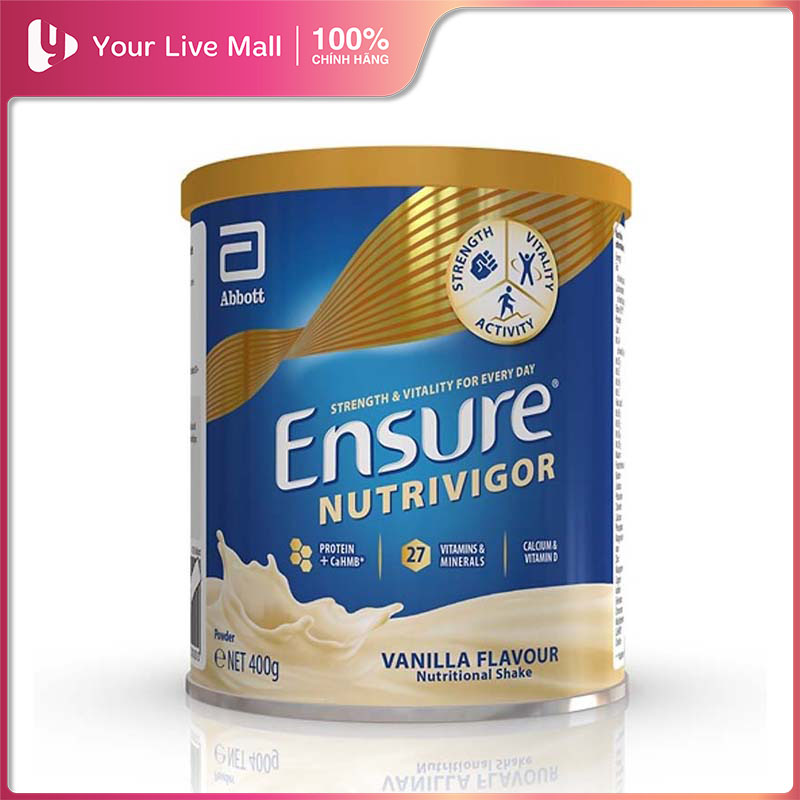 Hộp Sữa bột Ensure (Anh) 400g