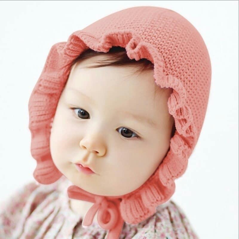 [ GIÁ TỐT] Nón Len bèo ren tiểu thư cho bé gái 0 - 24 tháng