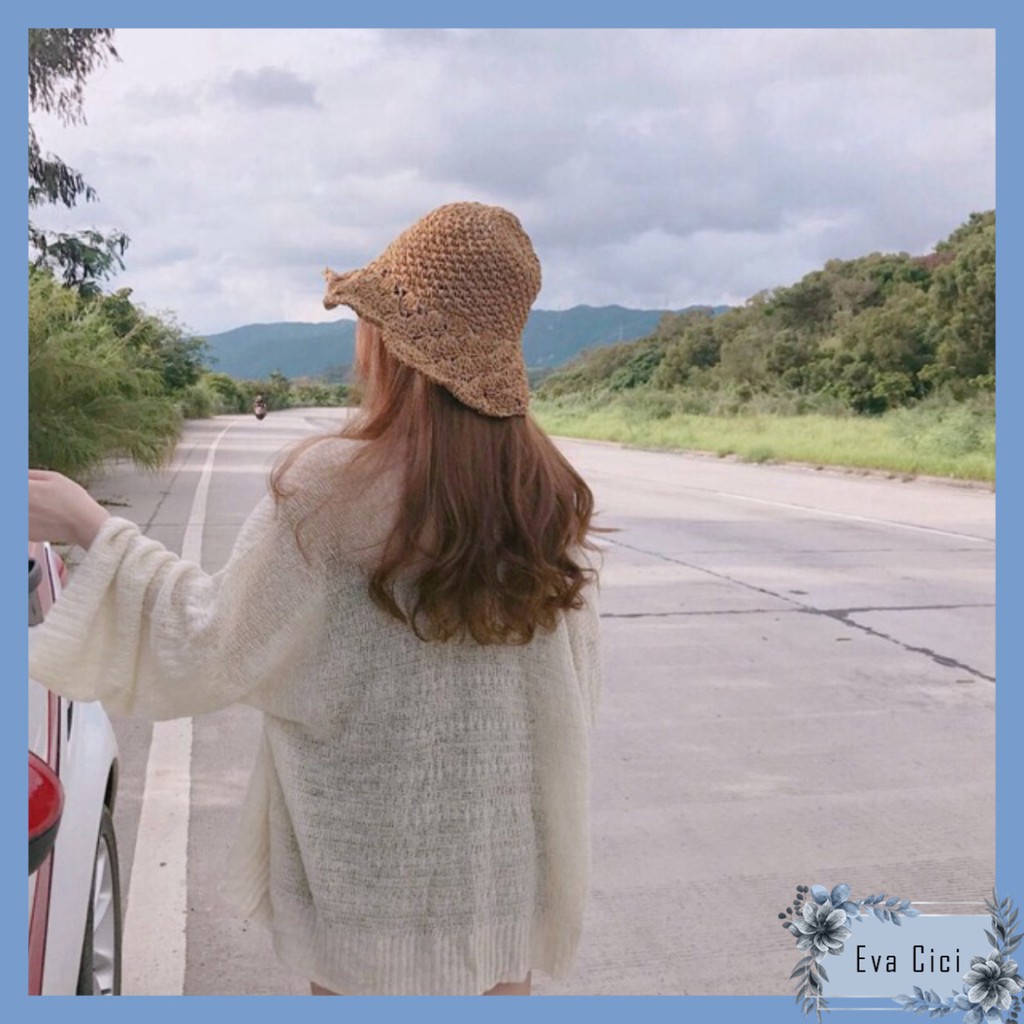 {EVACICI} Cardigan đi biển. Áo khoác ngoài mỏng