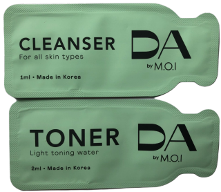 Hàng tặng không bán Combo sample D.A by M.O.I sữa rửa mặt dạng gel và nước thumbnail