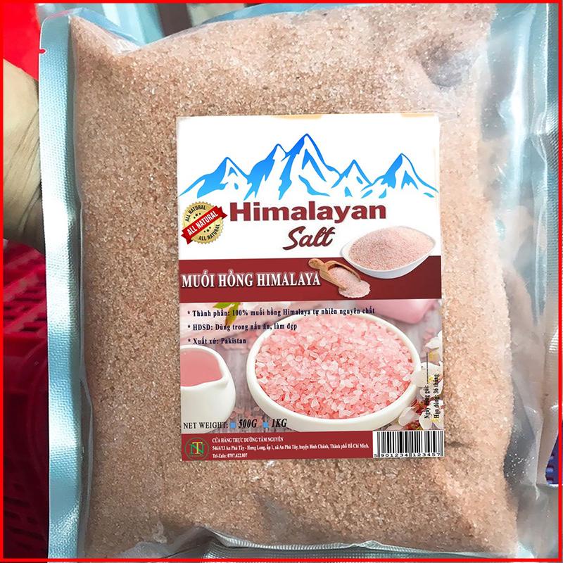Muối ăn Himalaya Organic Dạng túi 1Kg - NMOFF