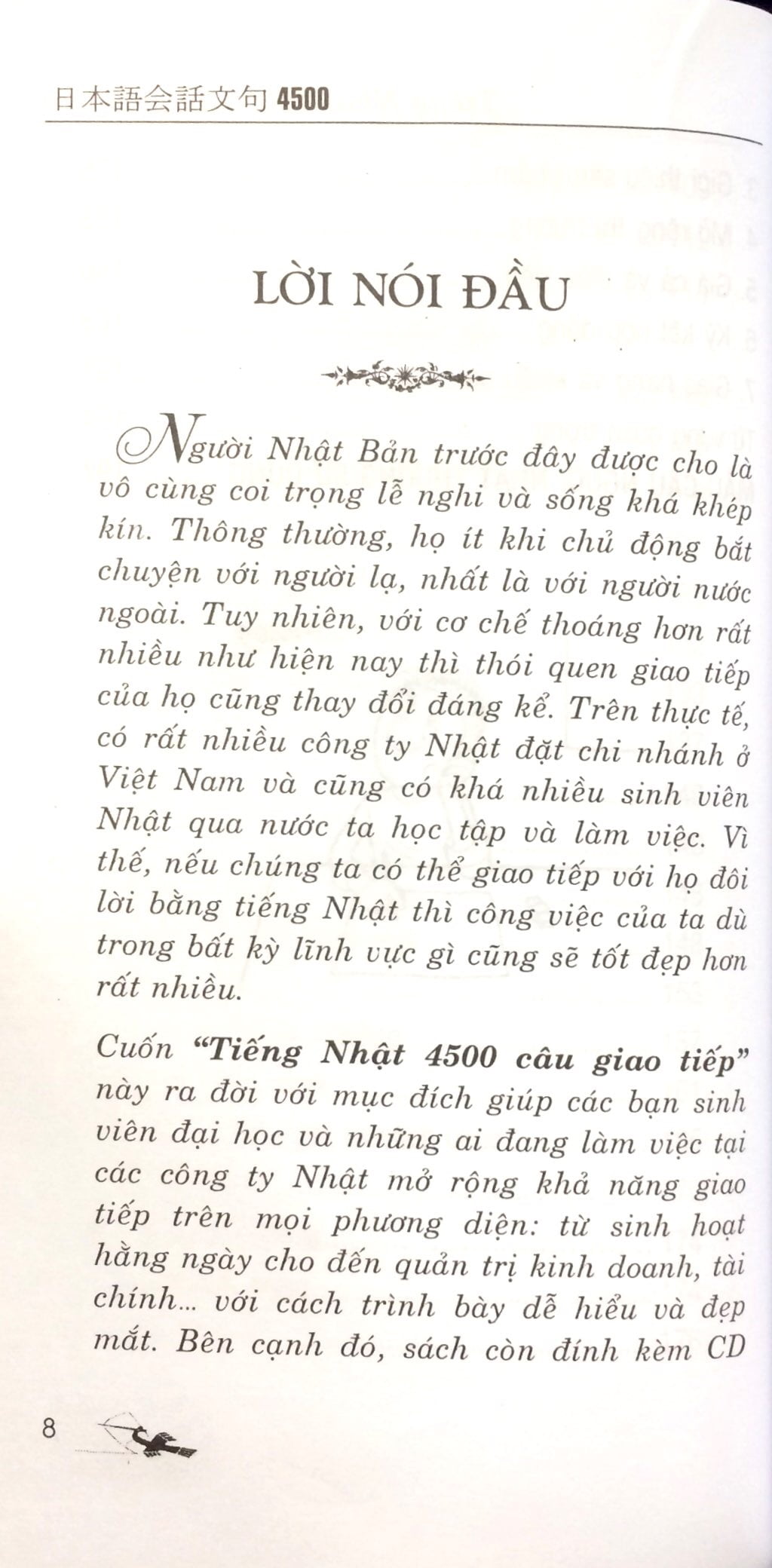 Fahasa - Tiếng Nhật 4500 Câu Giao Tiếp (Kèm 1CD - MP3)