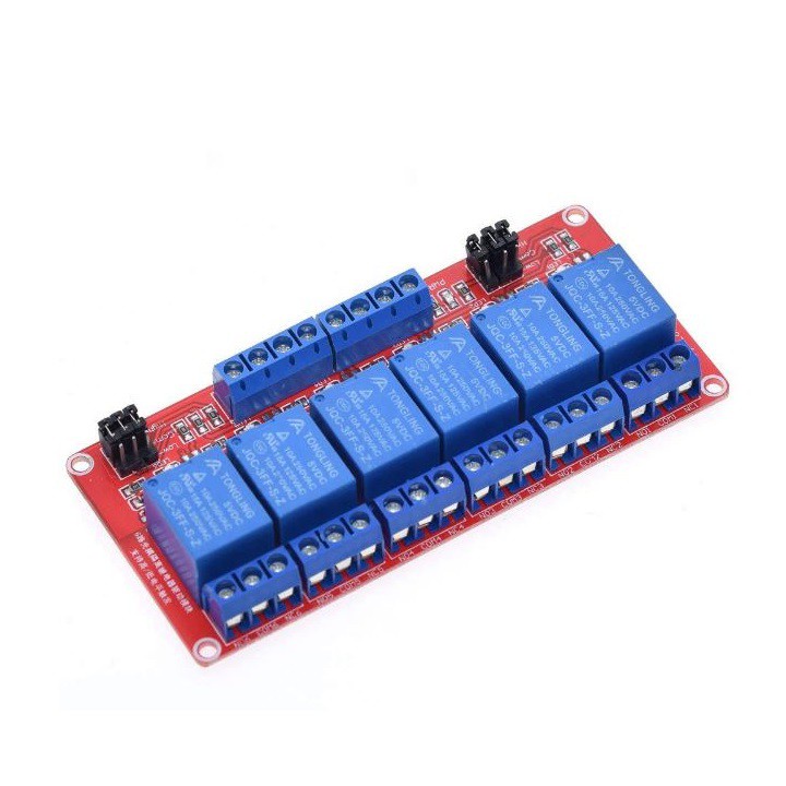 Module relay 6 kênh 8 kênh 5V 12V 10A