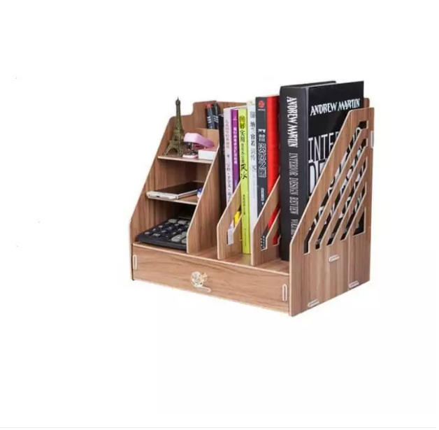 Kệ Sách Gỗ Mini Để Bàn Làm Việc