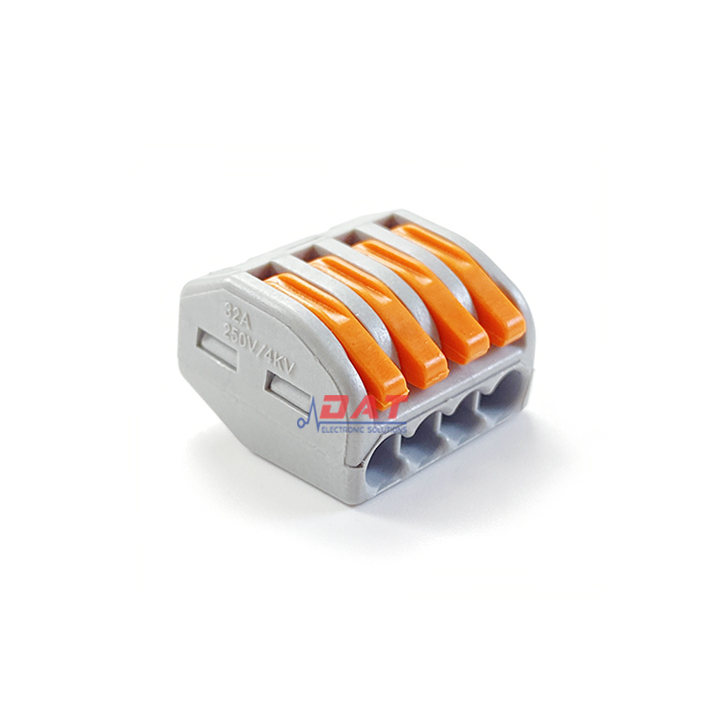Cút Đầu Nối Dây Điện 4 Lỗ PCT-214