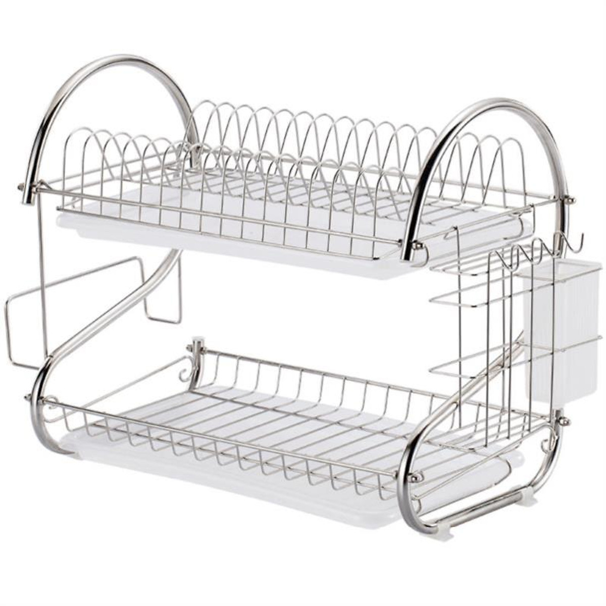 Kệ Chén Bát 2 Tầng Inox 304 Chắc Chắn