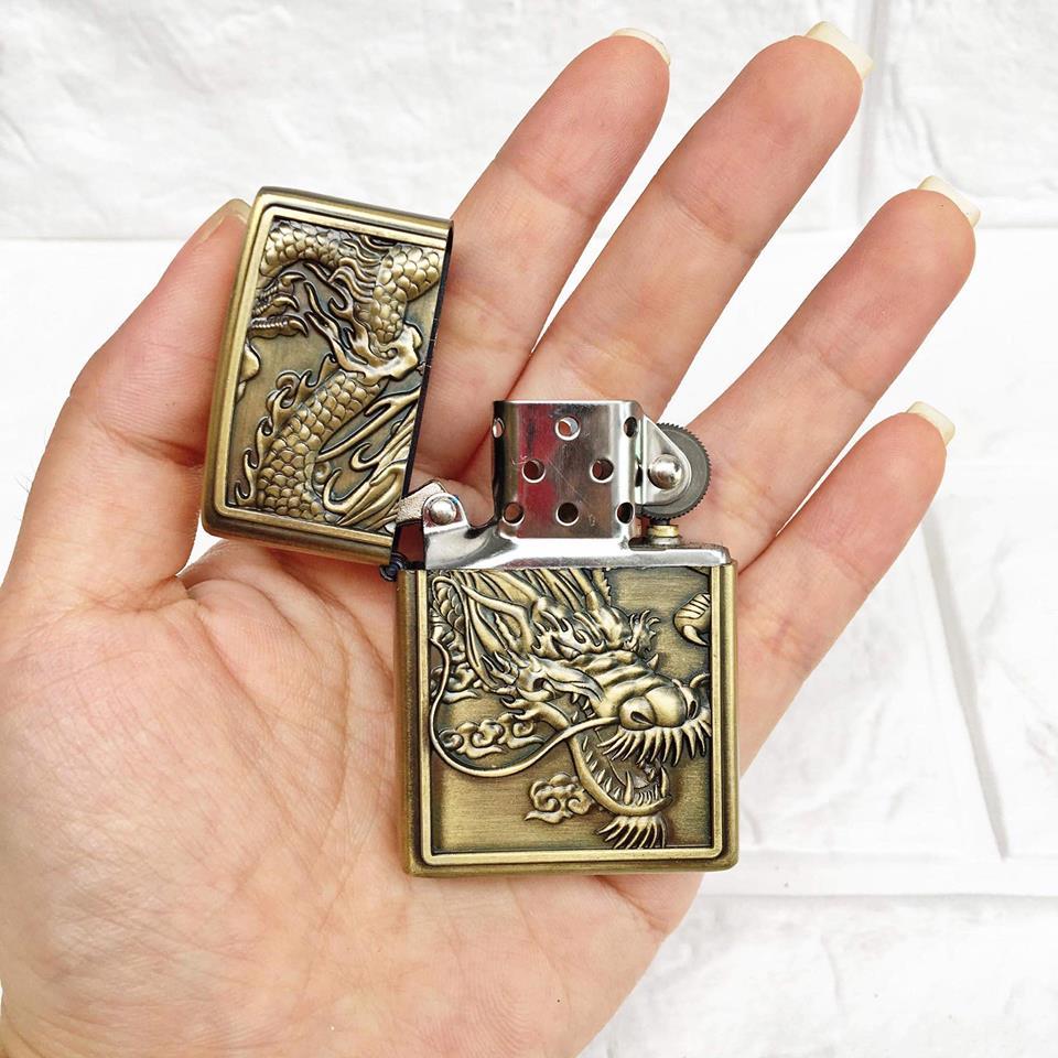 BẬT LỬA XĂNG HÌNH RỒNG NỔI #17 - (XÀI XĂNG) - Gia Phú Store