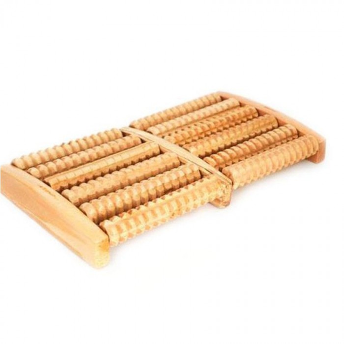 massage chân bằng gỗ