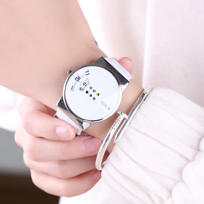 [HCM]Đồng hồ cặp đôi nam nữ tình nhân đẹp dễ thương giá rẻ dây da thể thao phong cách hàn quốc [Tặng kèm hộp]- Honey Stars-719602