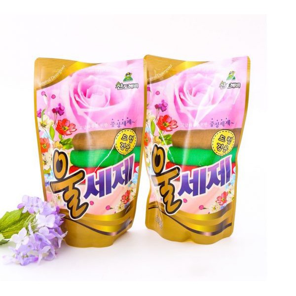 Nước giặt len dạ Sandokkaebi 500ml (Nhập khẩu Hàn Quốc phân phối bởi Hando)