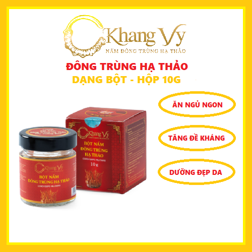 Bột đông trùng hạ thảo C-Khang Vy (Hộp 10g)
