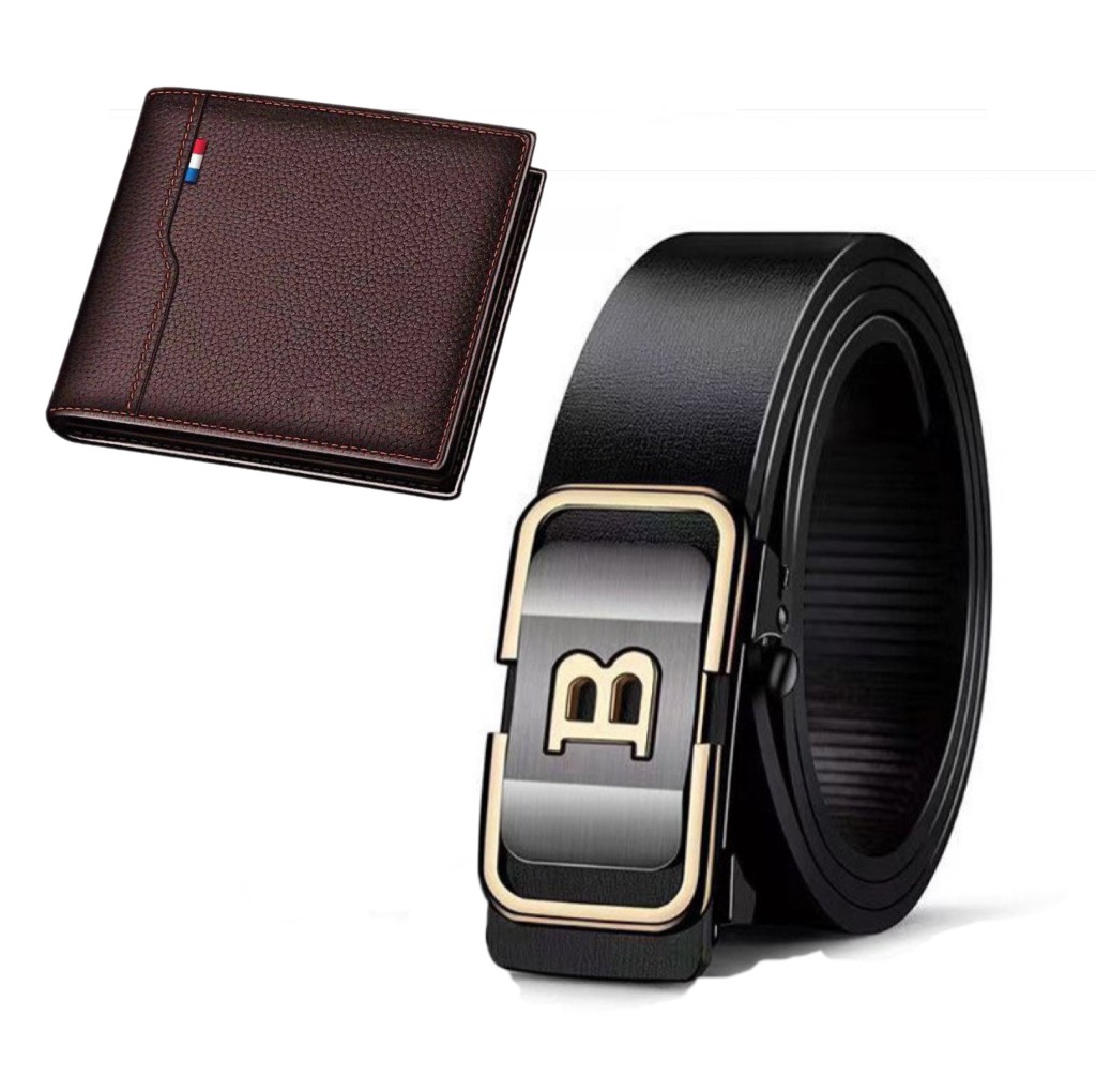 Bộ sản phẩm Thắt lưng and ví Da cao cấp SNTGV01